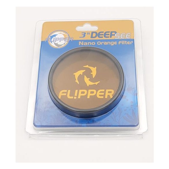 Flipper Deep See Orange Filter 3" - Narancs színű lencse NANO nagyítóhoz