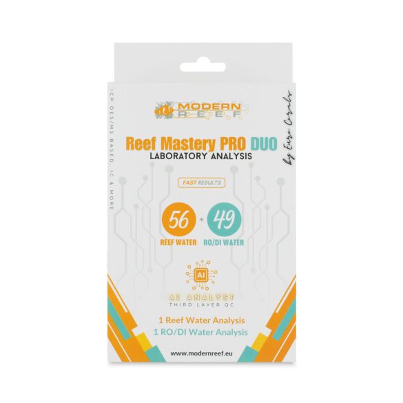 Modern Reef ICP PRO DUO set (1 Reef Water Analysis Pro + 1 RO/DI Water Analysis Pro) - 1db Pro teszt duo  (56+49)