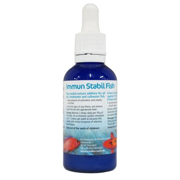 Korallen-zucht Immun Stabil Fish 100ml