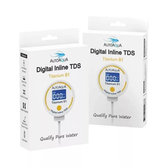 AutoAqua Digital Inline TDS Titanium S1