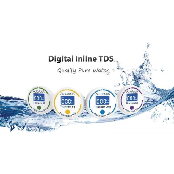AutoAqua Digital Inline TDS Titanium S2