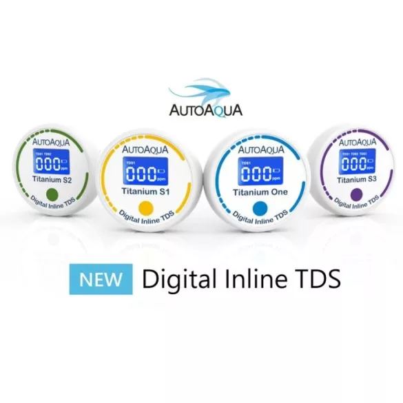 AutoAqua Digital Inline TDS Titanium S3