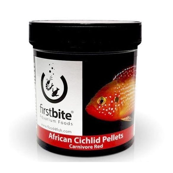 First Bite African Cichlid pellets M Red - ragadozó afrikai