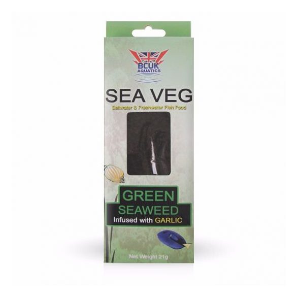 Seaweed - Zöldalga lapok fokhagymával 21 g