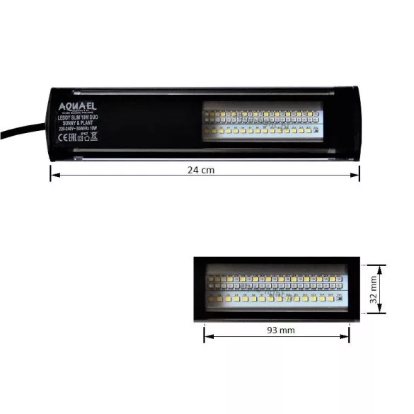 Aquael Leddy Slim Dou 10W Sunny Plant