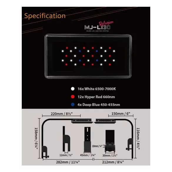 Maxspect Jump 30W LED Light - Refugium