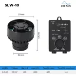 Jebao Sine Wave Pump SLW-10 vezérelhető áramoltató 4000 l/h 