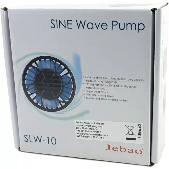 Jebao Sine Wave Pump SLW-10 vezérelhető áramoltató 4000 l/h 