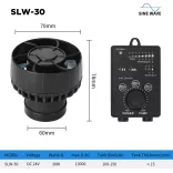 Jebao Sine Wave Pump SLW-30 13000l/h áramoltató