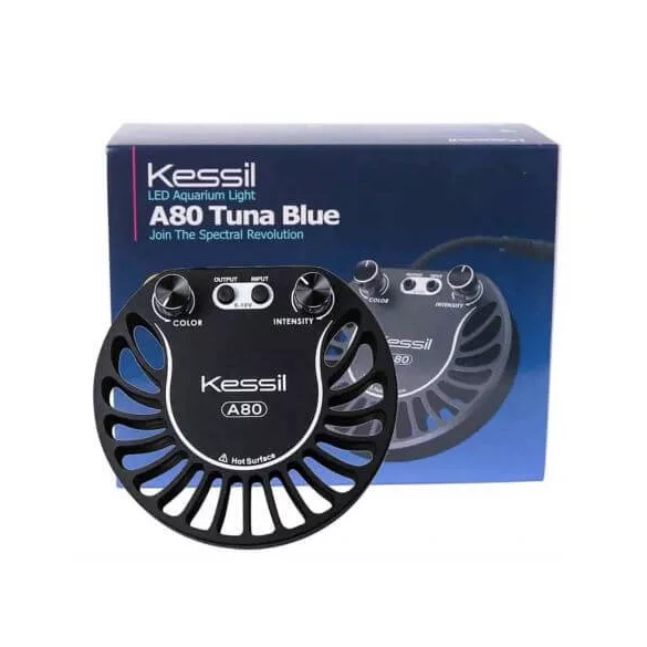 Kessil LED A80 Tuna Blue LED lámpa Mini Gooseneck tartóval (1db van belőle!) - használt, de újszerű