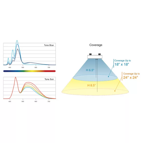 Kessil LED A80 Tuna Blue LED lámpa Mini Gooseneck tartóval (1db van belőle!) - használt, de újszerű