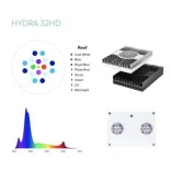 Aqua Illumination Hydra 32 HD LED lámpa - black (fekete)  prémium világítás