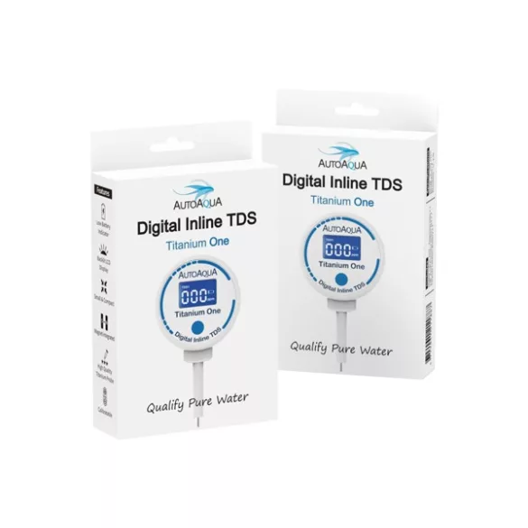 AutoAqua Digital Inline TDS Titanium One