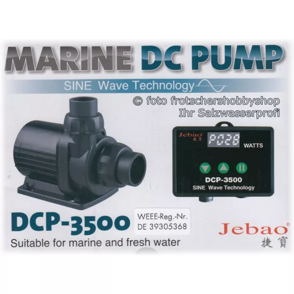 Jecod DCP-3500 3500 l/h 28W-os felnyomószivattyú