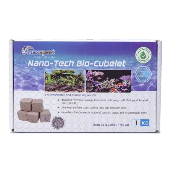 Maxspect Nano-Tech Bio-Cubelet 1000gr - biológiai szűrőanyag