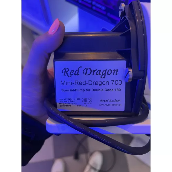 Royal Exclusive Double Cone 180 lehabzó - Mini Red Dragon 700 motorral - HASZNÁLT! max 500 literes akváriumra