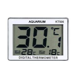   Digitális akváriumi hőmérő (külső üvegre ragasztható)
