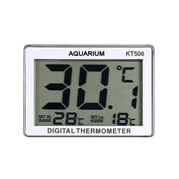Digitális akváriumi hőmérő (külső üvegre ragasztható)