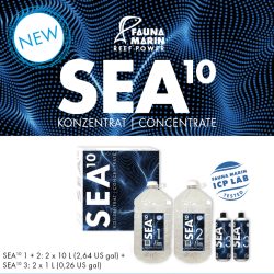   Fauna Marin SEA10 - Concentrat 2x10L + 2x1L - tengervíz koncentrátum (AJÁNDÉK ICP-OES teszt!)
