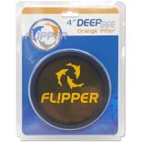 Flipper Deep See Orange Filter 4" - Naracs színű lencse standard nagyítóhoz