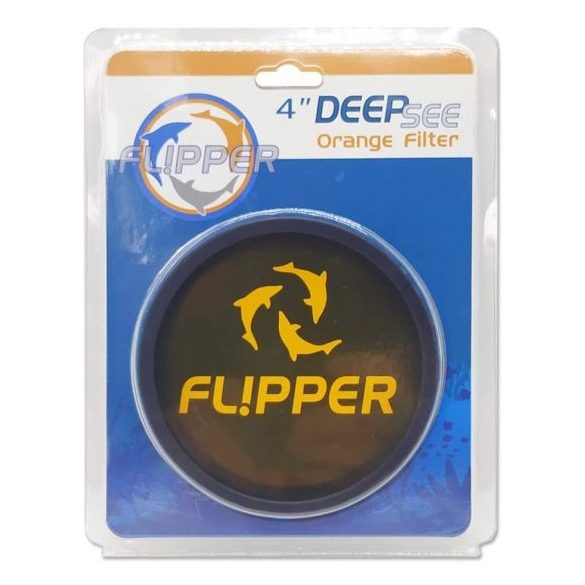 Flipper Deep See Orange Filter 4" - Naracs színű lencse standard nagyítóhoz
