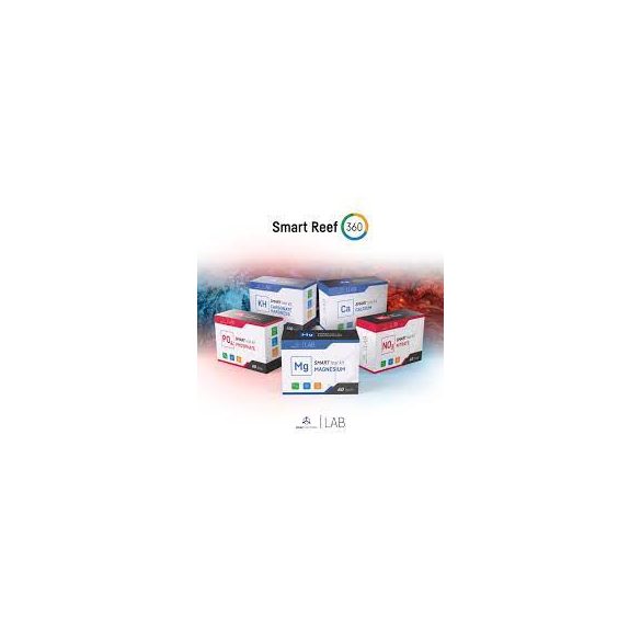 Reef Factory Smart Test Kits - vízteszt csomag ( Mg, Ca, KH, PO4, NO3)