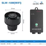 Jebao Sine Wave Pump SLW-10M Wifi-s áramoltató 4000 l/h 